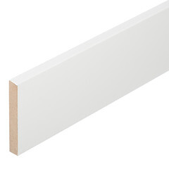 Наличник Smart 70х10х2200 мм ПВХ белый прямой (1 шт.) - фото 1