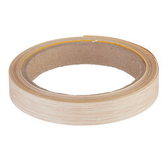Лента кромочная 16 мм меламин с клеем дуб белый (5 м) - фото 1