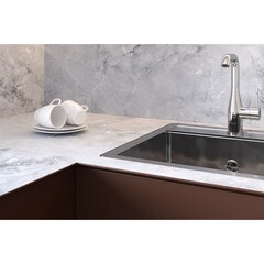 Панель стеновая ДСП для кухни 3000х600х4,5 мм 2342/bst italian stone - фото 4