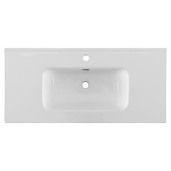 Раковина для тумбы Aquanet Flat 100 см (254365) - фото 2