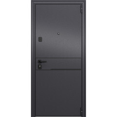 Дверь входная Torex Профи правая букле графит - кт белый 860х2050 мм - фото 16