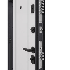 Дверь входная Torex Профи правая букле графит - кт белый 950х2050 мм - фото 11