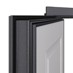 Дверь входная Torex Профи Классик левая оскуро - бьянко 860х2050 мм - фото 3