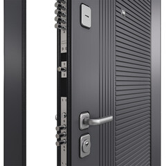 Дверь входная Torex Профи Скай-У правая оскуро - бьянко с зеркалом 950х2050 мм - фото 12