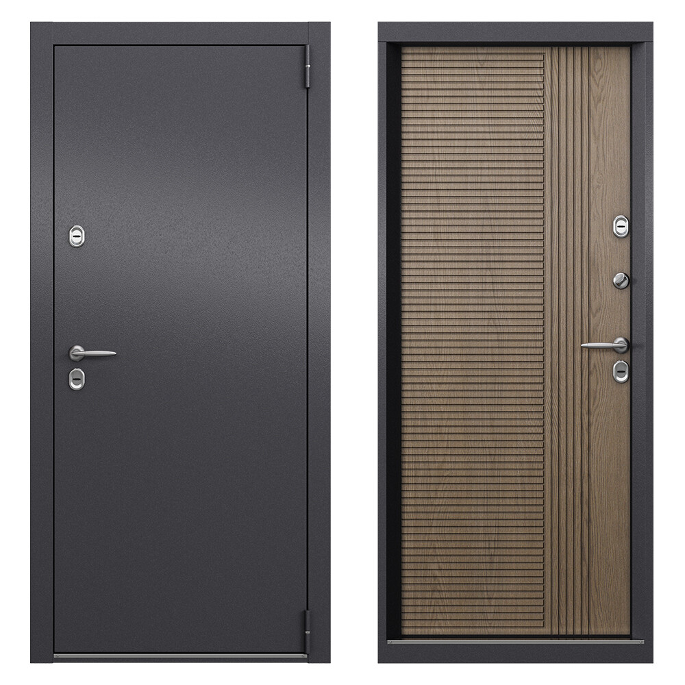 Изображение товара Входная дверь Torex Роял Техно с терморазрывом, правая, 880х2050 мм, графит