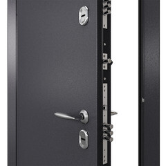 Дверь входная с терморазрывом Torex Роял Техно левая букле графит - астана табачный 880х2050 мм - фото 7