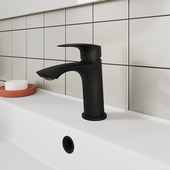 Смеситель для раковины Milardo Rora однорычажный черный (RORBL00M01) - фото 9