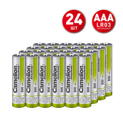 Аккумулятор Camelion ААА мизинчиковый HR03 1,2 В Ni-MH 800 мАч (24 шт.) (NH-AAA800ARBP2)