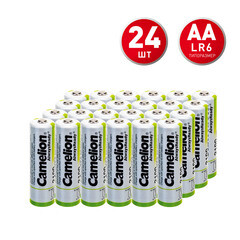 Изображение товара Аккумулятор Camelion АА пальчиковый HR6 1,2 В Ni-MH 2100 мАч (24 шт.) (NH-AA2100ARBP2)