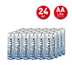 Изображение товара Аккумулятор Ergolux АА пальчиковый HR6 1,2 В Ni-MH 1500 мАч (24 шт.) (NHAA1500BL2)