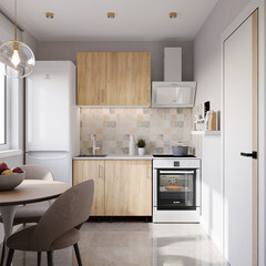 Фасад боковой дуб золотой craft 580х720х18 мм - фото 5