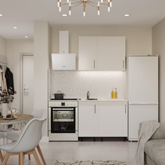 Фасад боковой бьянко глянец 330х720х18 мм - фото 3