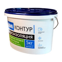 Гидроизоляция акриловая Волма Контур голубая 5 кг - фото 5