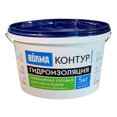 Гидроизоляция акриловая Волма Контур голубая 5 кг - фото 2