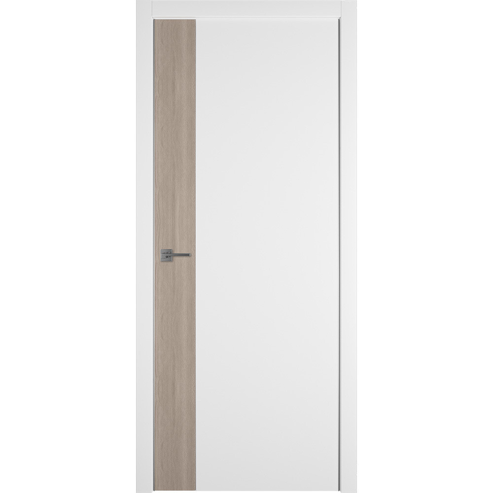 Изображение товара Межкомнатная дверь Urban V вертикаль 600х2000 мм с ПВХ эмалекс белая глухая