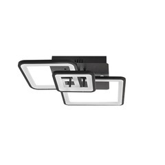 Светильник светодиодный накладной IN HOME Elegant Aristo 3000-6500К 60 Вт 20 кв.м черный IP40 с пультом - фото 1