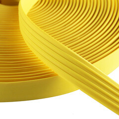 Направляющая тактильная лента 29х4,2 мм ПВХ 25 м желтая (2 шт.) - фото 2