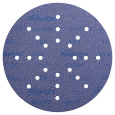Диск шлифовальный Sunmight Ceramic (78008R3) d225 мм P120 на липучку пленочная основа (3 шт.)