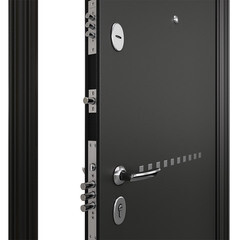 Дверь входная Torex Крафт Форест правая черный шелк - дуб янтарь 860х2050 мм - фото 5