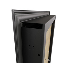 Дверь входная Torex Крафт Форест правая черный шелк - дуб янтарь 860х2050 мм - фото 2