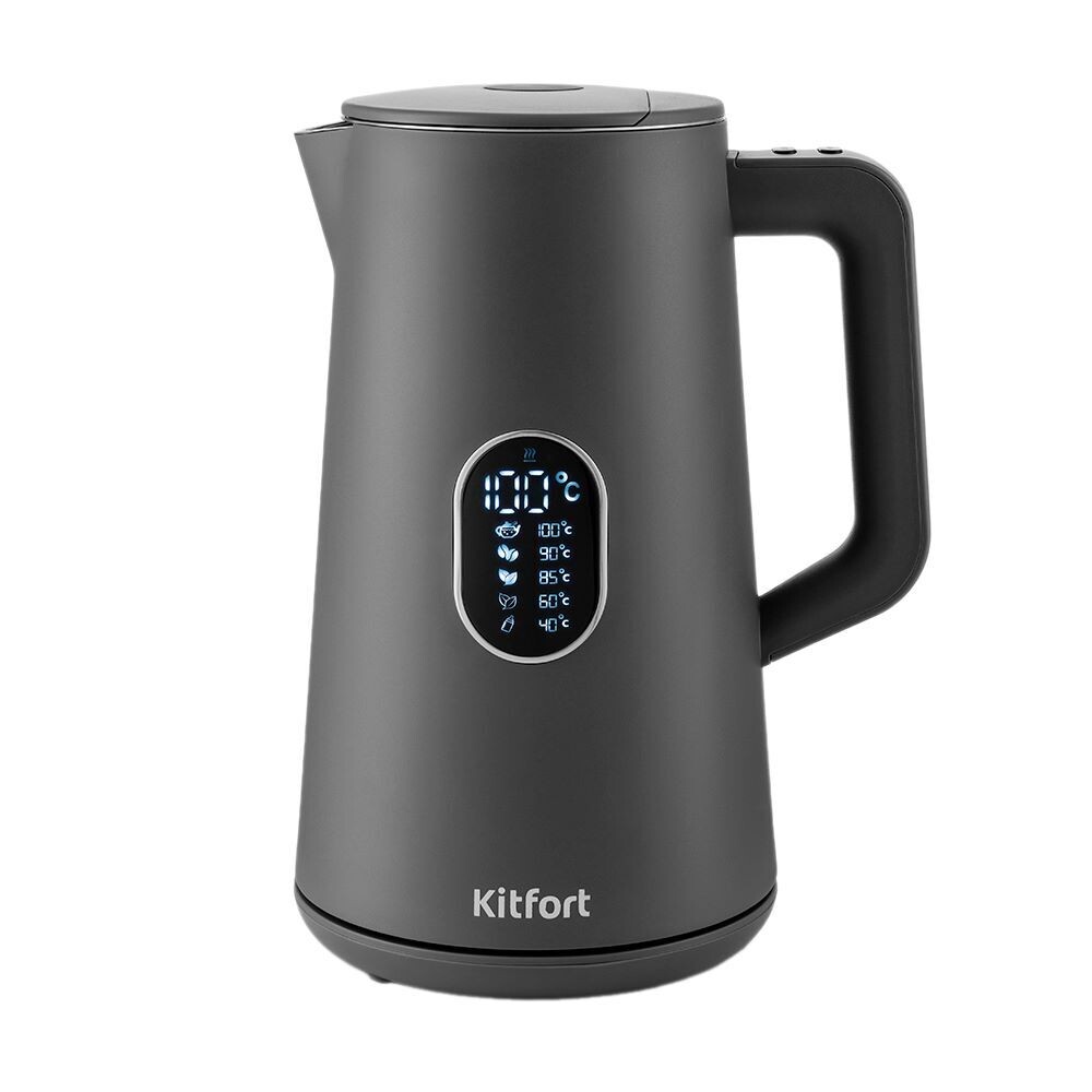 Электрический чайник Kitfort КТ-6115-2 1,5 л серый
