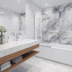 Керамогранит Staro Nestle Sky голубой полированный 1200х600х9 мм (2 шт.=1,44 кв.м) - фото 17