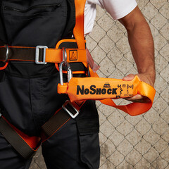 Строп страховочный Delta Plus AN203 лента с амортизатором 2 м оранжевый (AN203200ZD) - фото 5