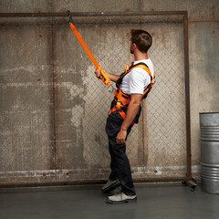 Строп страховочный Delta Plus AN203 лента с амортизатором 2 м оранжевый (AN203200ZD) - фото 7