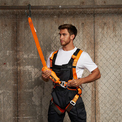 Строп страховочный Delta Plus AN203 лента с амортизатором 2 м оранжевый (AN203200ZD) - фото 3