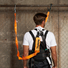 Строп страховочный Delta Plus AN213 лента с амортизатором 2 м оранжевый (AN213200ZDD) - фото 6