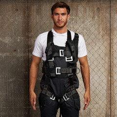 Страховочная система Delta Plus лента с индикатором падения черная (HAR24HXX) - фото 5