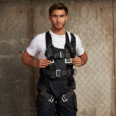 Страховочная система Delta Plus лента с индикатором падения черная (HAR24HXX) - фото 14