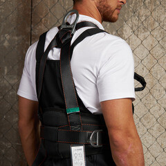 Страховочная система Delta Plus лента с индикатором падения черная (HAR24HXX) - фото 10