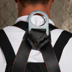 Страховочная система Delta Plus лента с индикатором падения черная (HAR24HXX) - фото 2