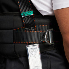 Страховочная система Delta Plus лента с индикатором падения черная (HAR24HXX) - фото 9