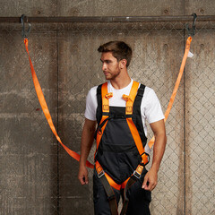 Комплект для защиты от падений Delta Plus (ELARA280) Elara ленточный 2 м оранжевый - фото 17