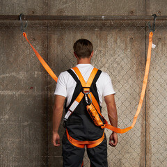 Комплект для защиты от падений Delta Plus (ELARA280) Elara ленточный 2 м оранжевый - фото 13