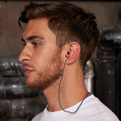 Беруши Delta Plus на шнурке многоразовые (50 шт.) (CONICFIR050OR) - фото 3