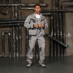 Полукомбинезон рабочий Delta Plus Mach 2 Corporate 52-54 рост 180-188 см серый - фото 18