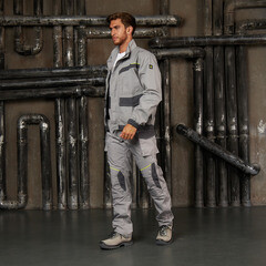 Полукомбинезон рабочий Delta Plus Mach 2 Corporate 52-54 рост 180-188 см серый - фото 11