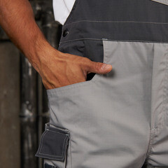 Полукомбинезон рабочий Delta Plus Mach 2 Corporate 52-54 рост 180-188 см серый - фото 9