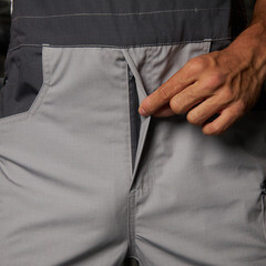 Полукомбинезон рабочий Delta Plus Mach 2 Corporate 52-54 рост 180-188 см серый - фото 6