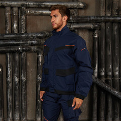 Куртка рабочая Delta Plus Mach 2 Corporate 56-58 рост 180-188 см темно-синяя - фото 9