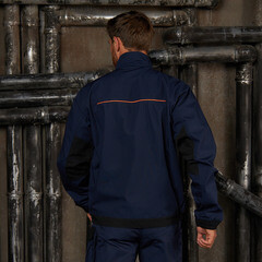 Куртка рабочая Delta Plus Mach 2 Corporate 56-58 рост 180-188 см темно-синяя - фото 4