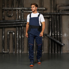 Полукомбинезон рабочий Delta Plus Mach 2 Corporate 52-54 рост 180-188 см темно-синий - фото 13