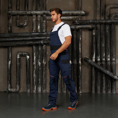 Полукомбинезон рабочий Delta Plus Mach 2 Corporate 52-54 рост 180-188 см темно-синий - фото 12