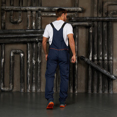 Полукомбинезон рабочий Delta Plus Mach 2 Corporate 52-54 рост 180-188 см темно-синий - фото 18