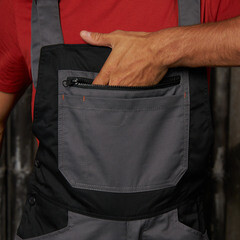 Полукомбинезон рабочий Delta Plus Mach 2 New 52-54 рост 180-188 см светло-серый - фото 5