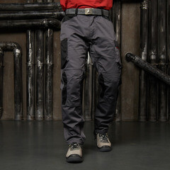 Брюки рабочие Delta Plus Mach 2 New 44-46 рост 164-172 см светло-серые - фото 8