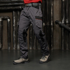 Брюки рабочие Delta Plus Mach 2 New 44-46 рост 164-172 см светло-серые - фото 7